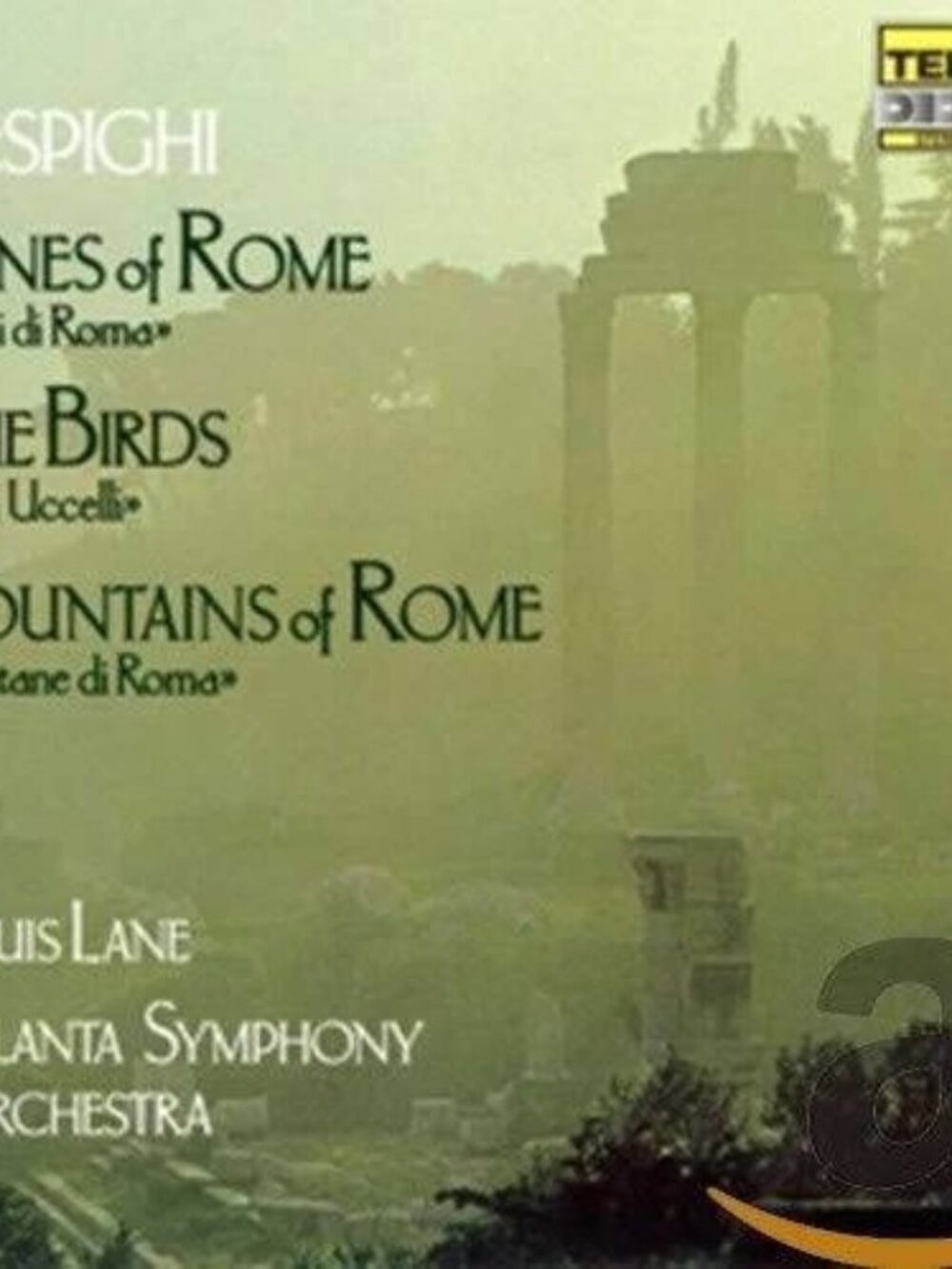 Respighi Pines of Rome The Birds Fountains of Rome Telarc CD like new